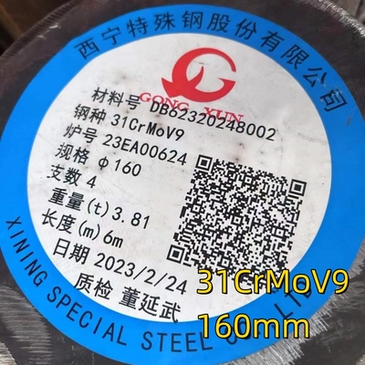 DIN 17211 Forge di acciaio legato 1.8519/31crmov9 Strumento di nitrurazione di acciaio