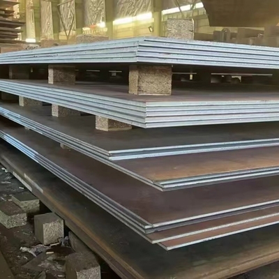 Astm A283 Grado C lamiera di acciaio al carbonio laminata a caldo piastra di metallo superficie liscia 8.0*2000*6000mm con Mtc En 10204 Tipo 3.1