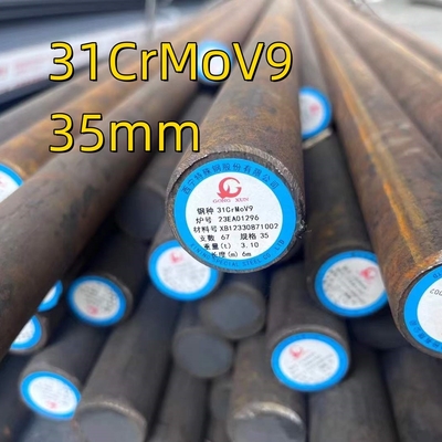 Acciaio nitridante D 35mm Materiale 1.8519 31CrMoV9 Trattamento termico e lavorazione