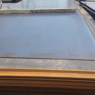 Q235 A36 Piastra di acciaio laminata a caldo EN10028 S235JR MS Piastra di acciaio al carbonio 6.0*1500*6000MM