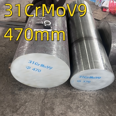 250 mm 470 mm di diametro EN 10085 31crmov9 DIN 17211 Barre rotonde per la forgiatura in acciaio legato