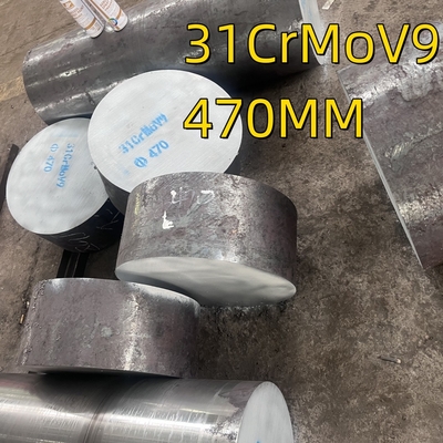 250 mm 470 mm di diametro EN 10085 31crmov9 DIN 17211 Barre rotonde per la forgiatura in acciaio legato