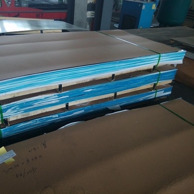 304L / 2B lamiera di acciaio inossidabile 0.6-3.0mm 4'*8' No.4, linea di taglio finita