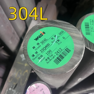 Superficie nera lucida 304L in acciaio inossidabile barra rotonda / SS 304 bastone con lunghezza personalizzata 6M