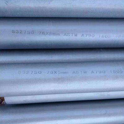 2 pollici SCH40 / 40S 2507 Super Duplex tubi in acciaio inossidabile ASTM A789 S32750 tubo in acciaio duplex