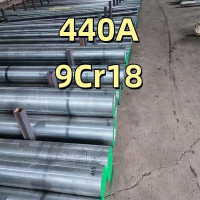 SUS440A Rod rotondo in acciaio inossidabile martensitico ad alto tenore di carbonio INOX 440A 95Cr18 DIN 1.4028 Round Bar