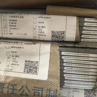 Lamiera in acciaio inossidabile Super Duplex laminata a caldo ASTM A240 2507 S32750 8*1500*6000mm