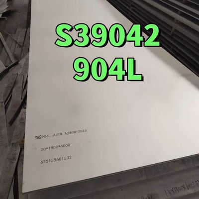 ASTM A240 904L DIN1.4539 	X1NiCrMoCuN25-20-5 Lastra in acciaio inossidabile spessore 1.0-60mm