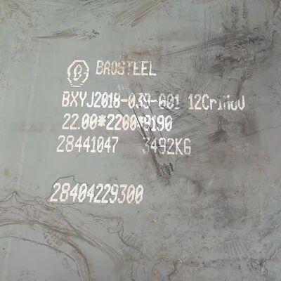 Lastra in lega laminata a caldo 12Cr1MoV resistente al calore, standard ASTM, 12Cr1MoV, 3.0*1500*6000