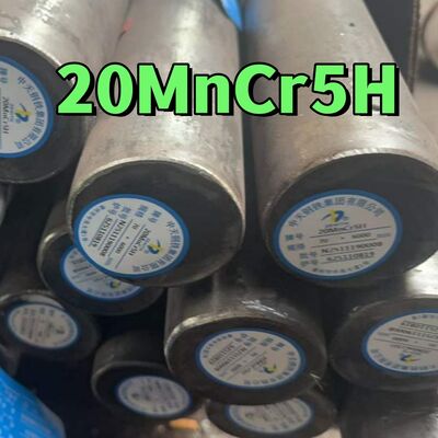 Barra di lega laminata a caldo tonda d'acciaio 20MnCr5 Antivari materiale 20Mncr5 DIN 1.7147 Barra di acciaio legato speciale