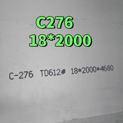 Lastra in lega di nichel ASME SB575 UNS N10276 Hastelloy C-276 1.5*1219*2438mm