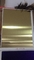 Strato dell'acciaio inossidabile di colore dello specchio dell'oro del titanio dello strato 304 dell'acciaio inossidabile dello specchio 304 dell'oro