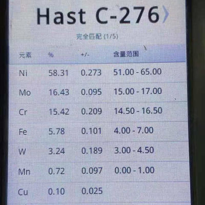 Grado Hastelloy C276 Legatura di piastre di nichel ASTM B575 UNS N10276 Legatura di piastre 6*1220*6000mm