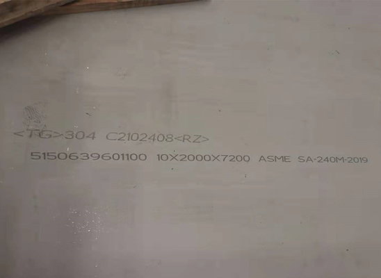 Lamiere Aisi di Asme Sa240m-2019 304 S30408 1d nessuna 1 superficie