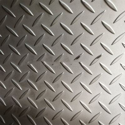 SUS304 Gray Metal Stainless Steel Plates con Diamond Pattern Garden Decoration