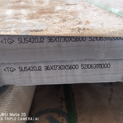 30Cr13/ EN 1.4028 / DIN X30Cr13 / JIS SUS 420J2 Piastra in acciaio inossidabile per strumenti chirurgici