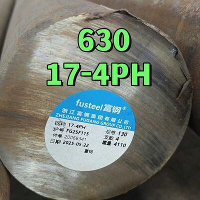 EN 1.4548 AISI630 17-4 PH SUS630 Barra tonda in acciaio inossidabile Condizione H1150 Durezza 28HRC (Minimo)