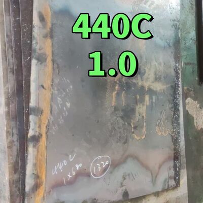 SUS440C X105CrMo17/1.4125 9Cr18Mo lamiera di acciaio inossidabile 1.0*1000*2000MM