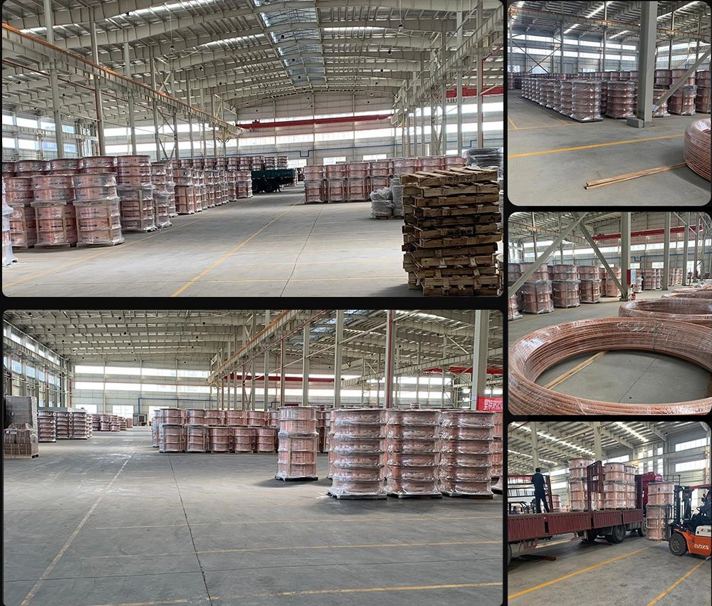 Barra cava in ottone rosso rame OD 89mm ID 69mm per bevande 3