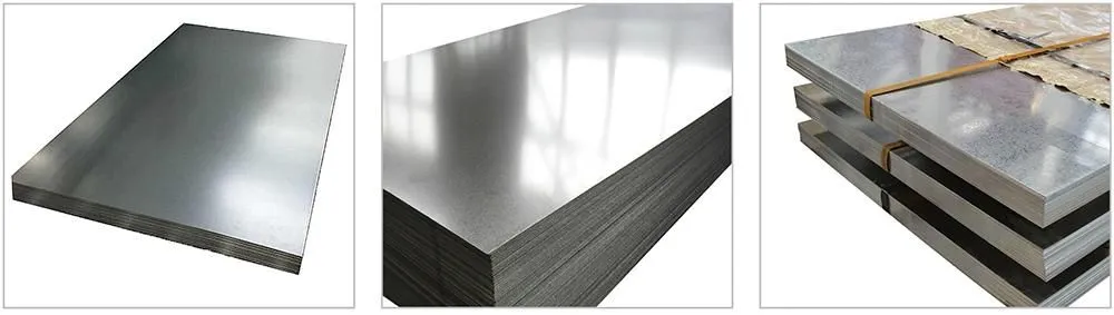 Trattamento della superficie galvanizzata SGCC DX51D Grado lamiera di acciaio galvanizzato Z80-Z275 4