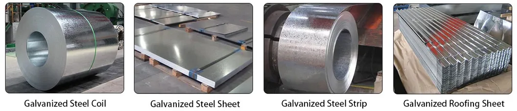 DX51D Z275 G90 1.0x1500 1.5x1500 Acido cromico a caldo striscia di rotoli di acciaio galvanizzato 5