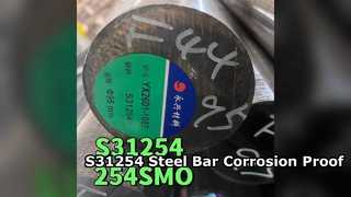 S31254 SMO254 Barra in acciaio inossidabile 300mm
